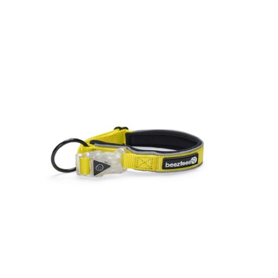 Beeztees safety gear parinca halsband geel 30-35CM