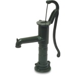 Zwengelpomp met rondflens