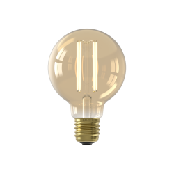 Calex Globe G80 Goud Straight filament E27 dimbaar