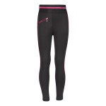 Kinder rijlegging Kaya zwart/magenta