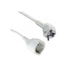 VERLENGSNOER 3X1.5 WIT 3 METER