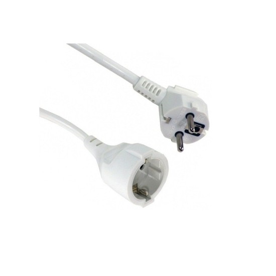 VERLENGSNOER 3X1.5 WIT 3 METER