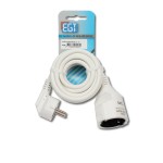 VERLENGSNOER 3X1.5 WIT 3 METER