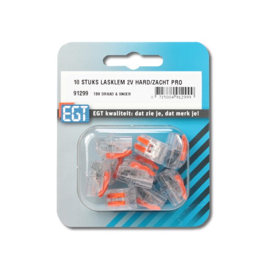 Lasklem 2V hard/zacht Pro 10 stuks