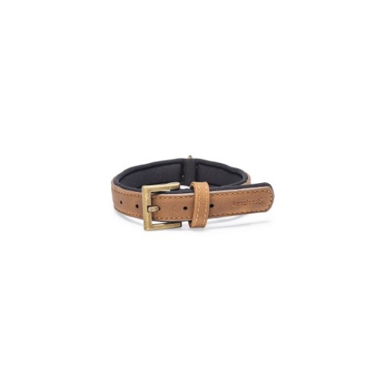 Beeztees balacron halsband ax bruin 31-39CM