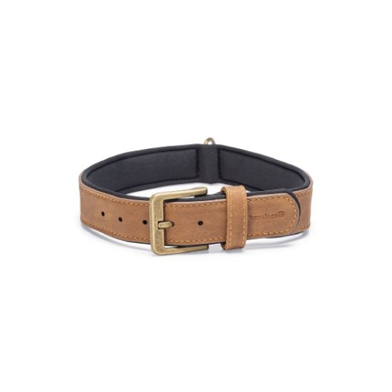 Beeztees balacron halsband ax bruin 47-57CM