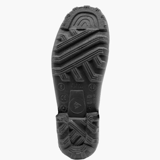 Plastic klomp Dunlop zwart