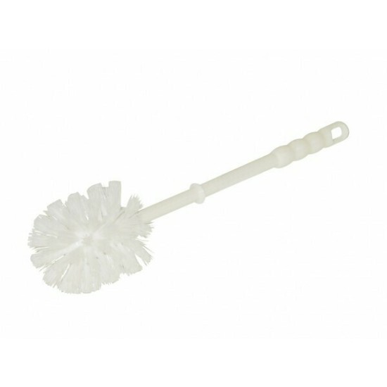Toiletborstel kunststof wit