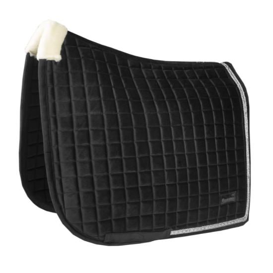 EP zadeldek velvet dressuur zwart full