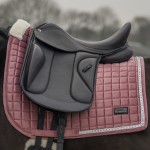 EP zadeldek velvet dressuur rosewood pony