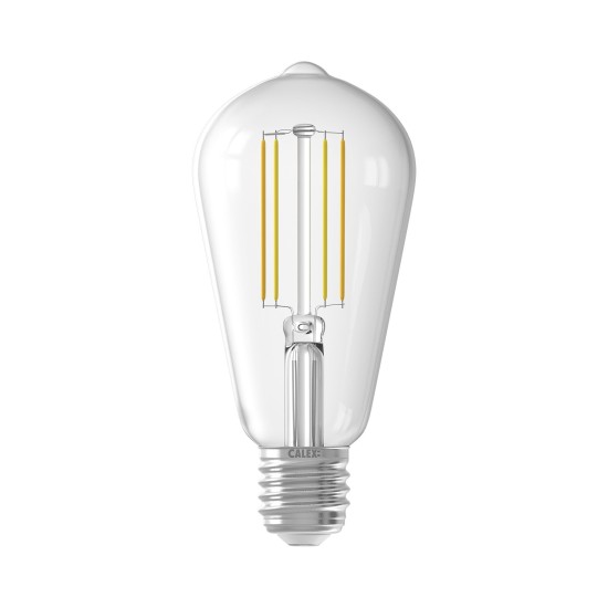 Calex Smart led filament helder rustieklamp ST64 E27 220-240V 7W 806LM