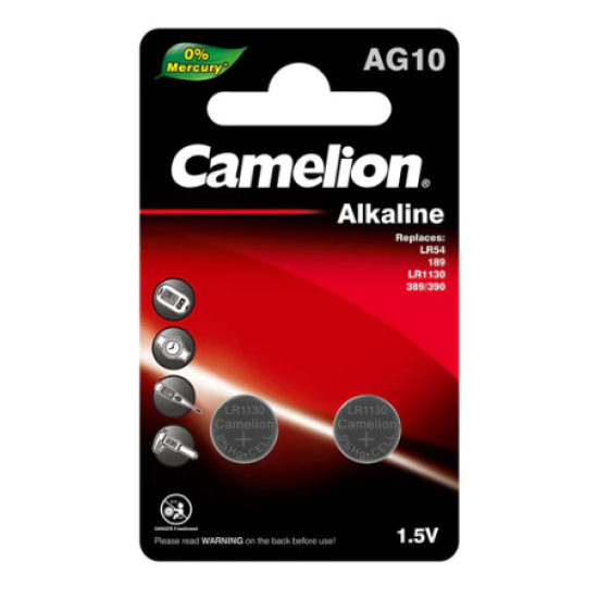 Knoopcel batterij alkaline 389 LR54 AG10