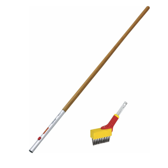 Wolf voegenborstel FB-M met steel 140cm combi actie Wolf voegenborstel FB-M met steel 140cm combi actie