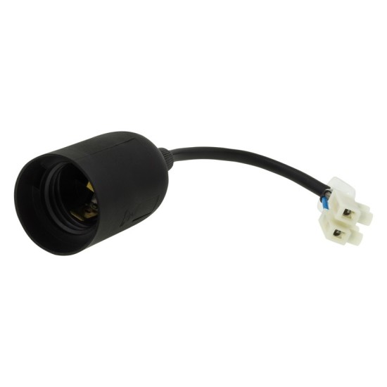 Verhuislamphouder los zwart E27