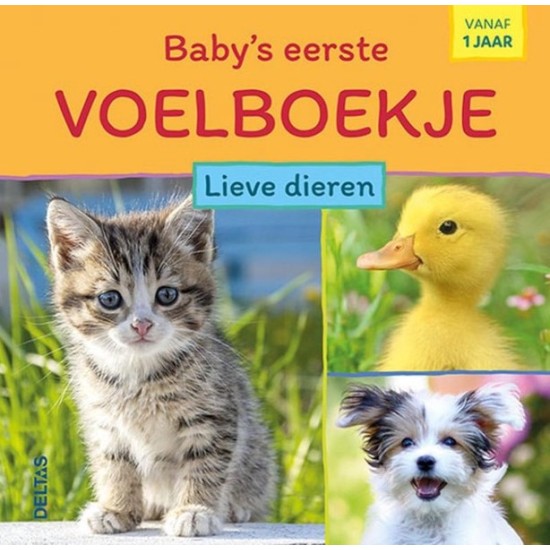 Baby's eerste voelboekje lieve dieren
