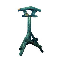 Voederhuis larix blauw riet