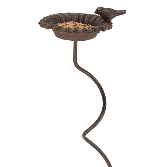 Vogelbad spiraal plantensteun Esschert Design