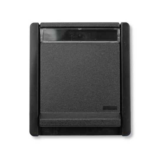 Aquarius Pro wandcontactdoos 1V zwart