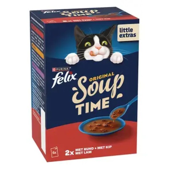 Felix Soup Original selectie 6x48gr Felix Soup Original selectie 6x48gr
