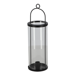 Windlicht kaarshouder zwart