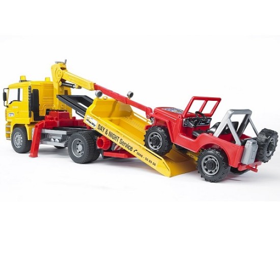 Bruder takelwagen sleepdienst met Jeep TGA 1:16 Bruder takelwagen sleepdienst met Jeep TGA 1:16