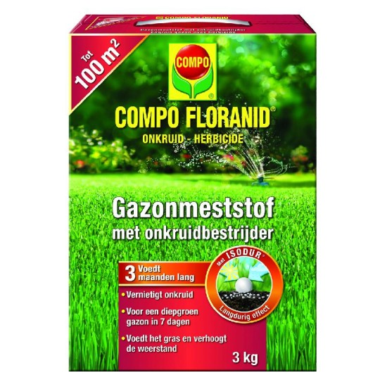 Compo Floranid gazonmest + onkruidbestrijder 1,5 kg