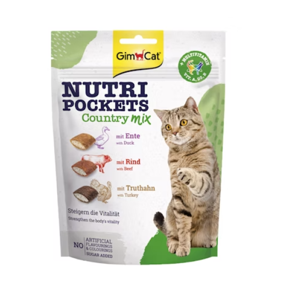 GimCat Nutri pockets country mix 150gr