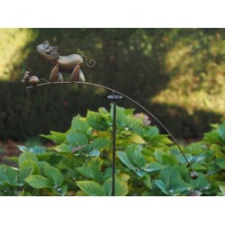 Tuinsteker balans Kat en muis