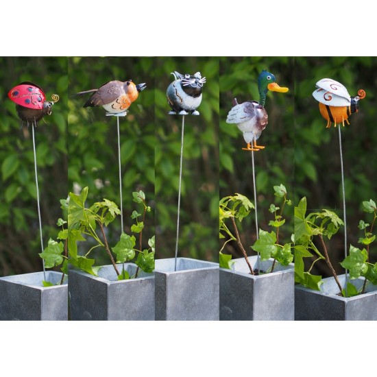 Metalen tuinstekers assorti