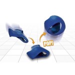 Frisbee bal Rubber Blauw 16cm