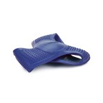 Frisbee bal Rubber Blauw 16cm