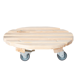 Planttrolley rond hout 160kg