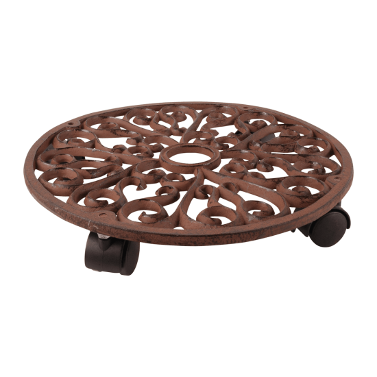 Planttrolley rond gietijzer 50kg Planttrolley rond gietijzer 50kg