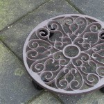 Planttrolley rond gietijzer 50kg Planttrolley rond gietijzer 50kg