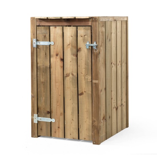 houten container kast