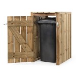 houten container kast