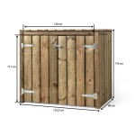 Kliko container ombouw dubbel Walter