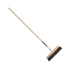 Zaalveger zwart 40cm incl. steel