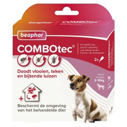 Beaphar Combotec spot-on hond 2-10 kg 2 pipetten