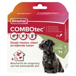 Beaphar Combotec spot-on hond 20-40 kg 2 pipetten