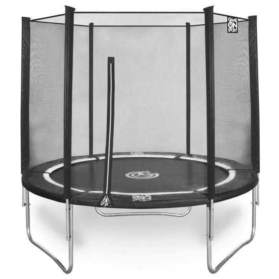 Game on Sport trampoline 305cm met net zwart