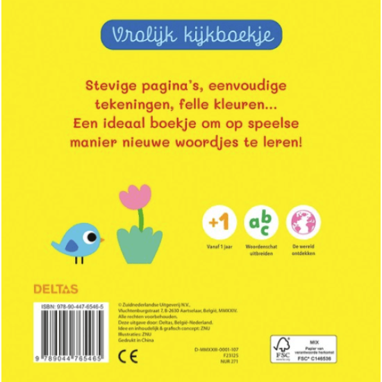 Vrolijk kijkboekje eerste woordjes