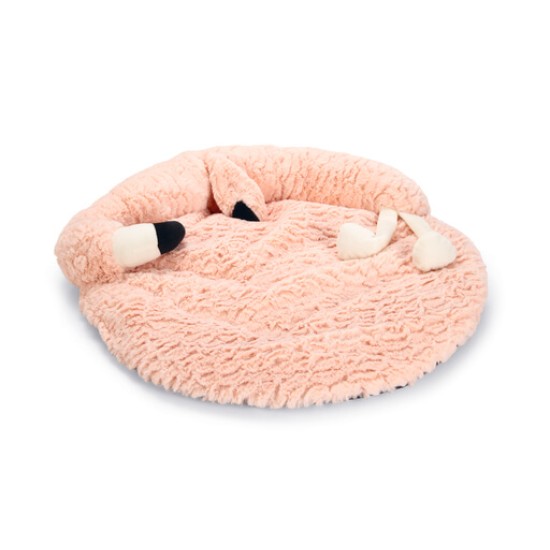 Flamingo Giba Kittenkussen roze 52cm