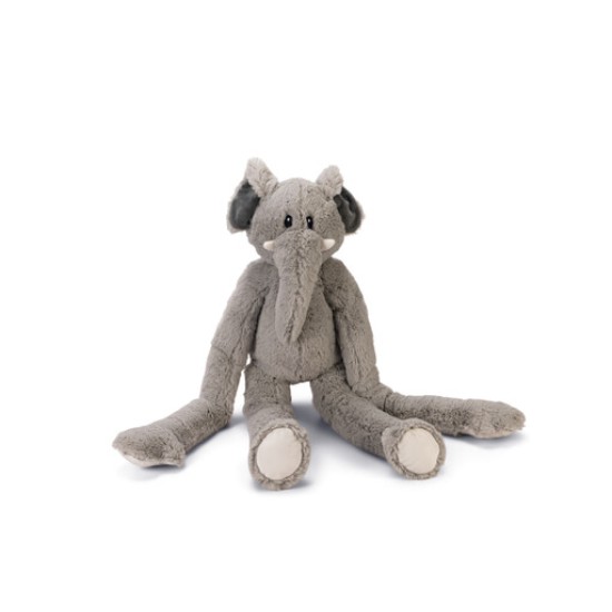 Pluche Olifant James grijs 80cm