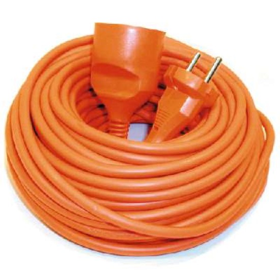 Tuinverlengsnoer oranje 20m