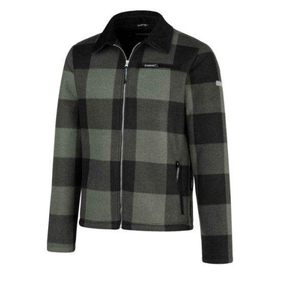 Houthakkers Fleecevest London Teddy Groen Houthakkers Fleecevest London Teddy Groen