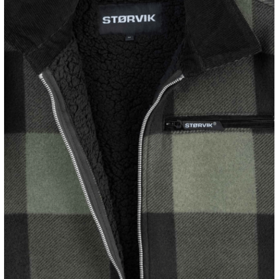 Houthakkers Fleecevest London Teddy Groen Houthakkers Fleecevest London Teddy Groen