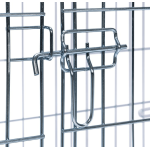 Hondenbench verzinkt 2-deurs 62cm