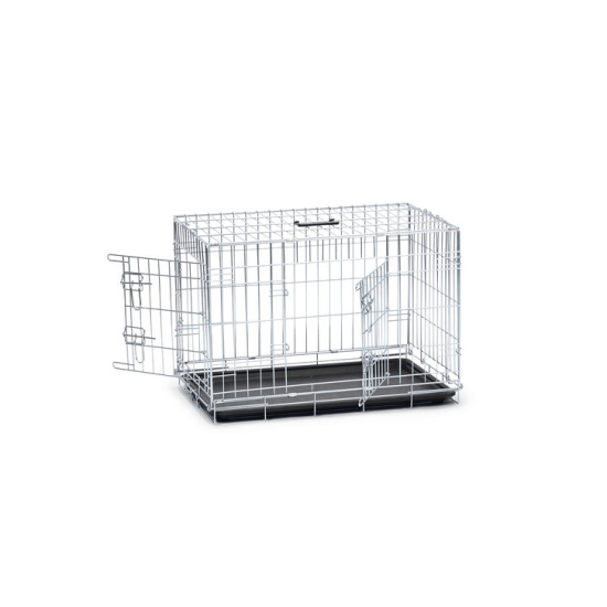 Hondenbench verzinkt 2-deurs 91cm