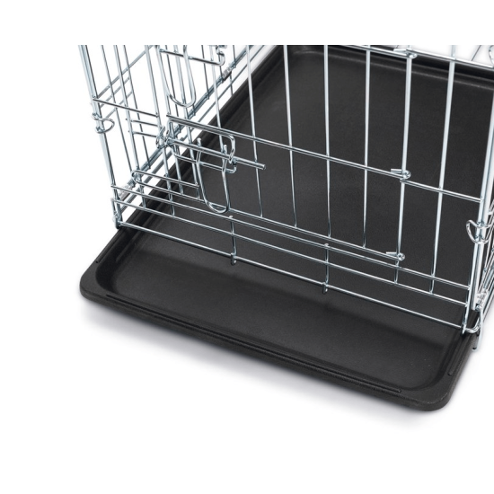 Hondenbench verzinkt 2-deurs 91cm